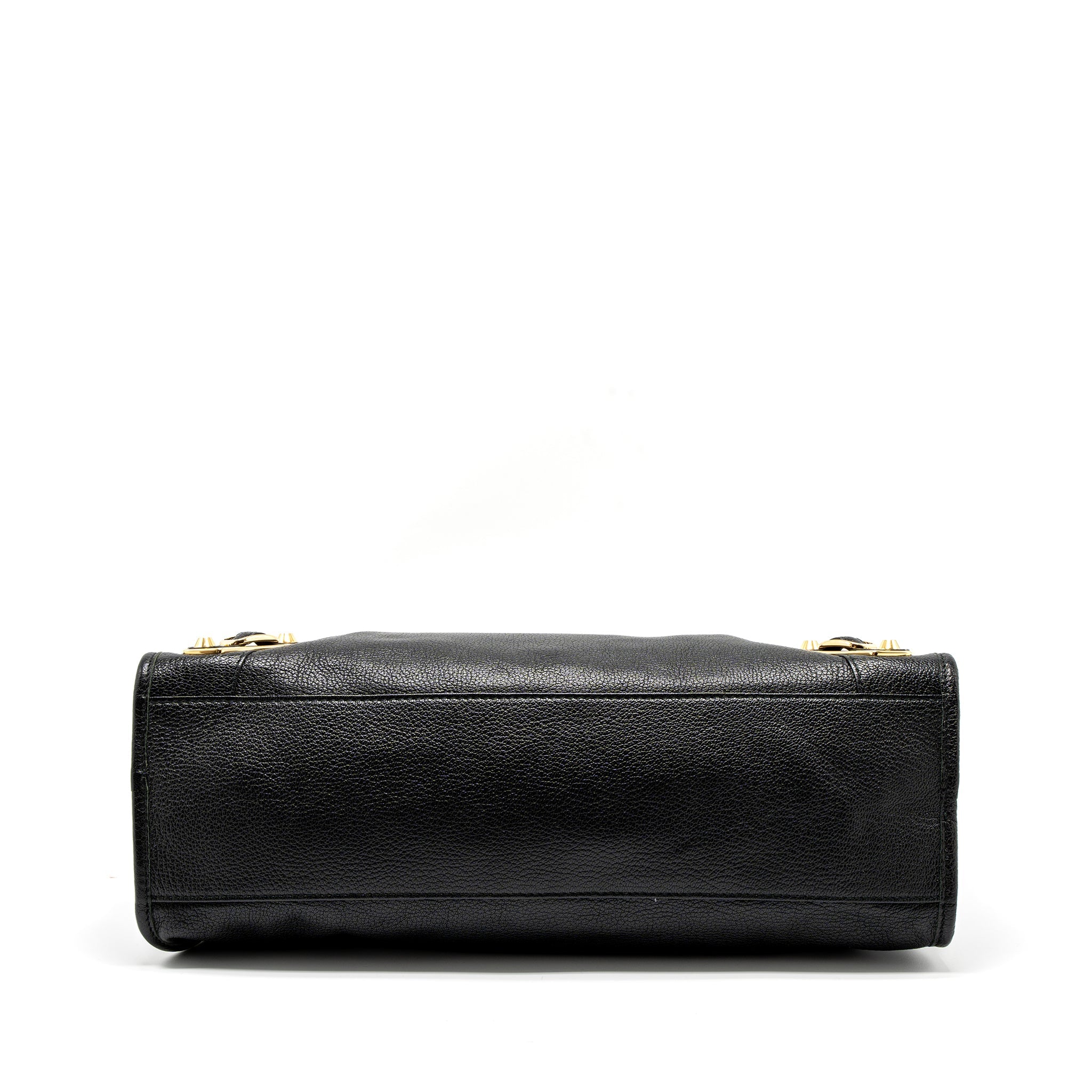BALENCIAGA CLASSIC CITY BAG LEATHER BLACK GHW