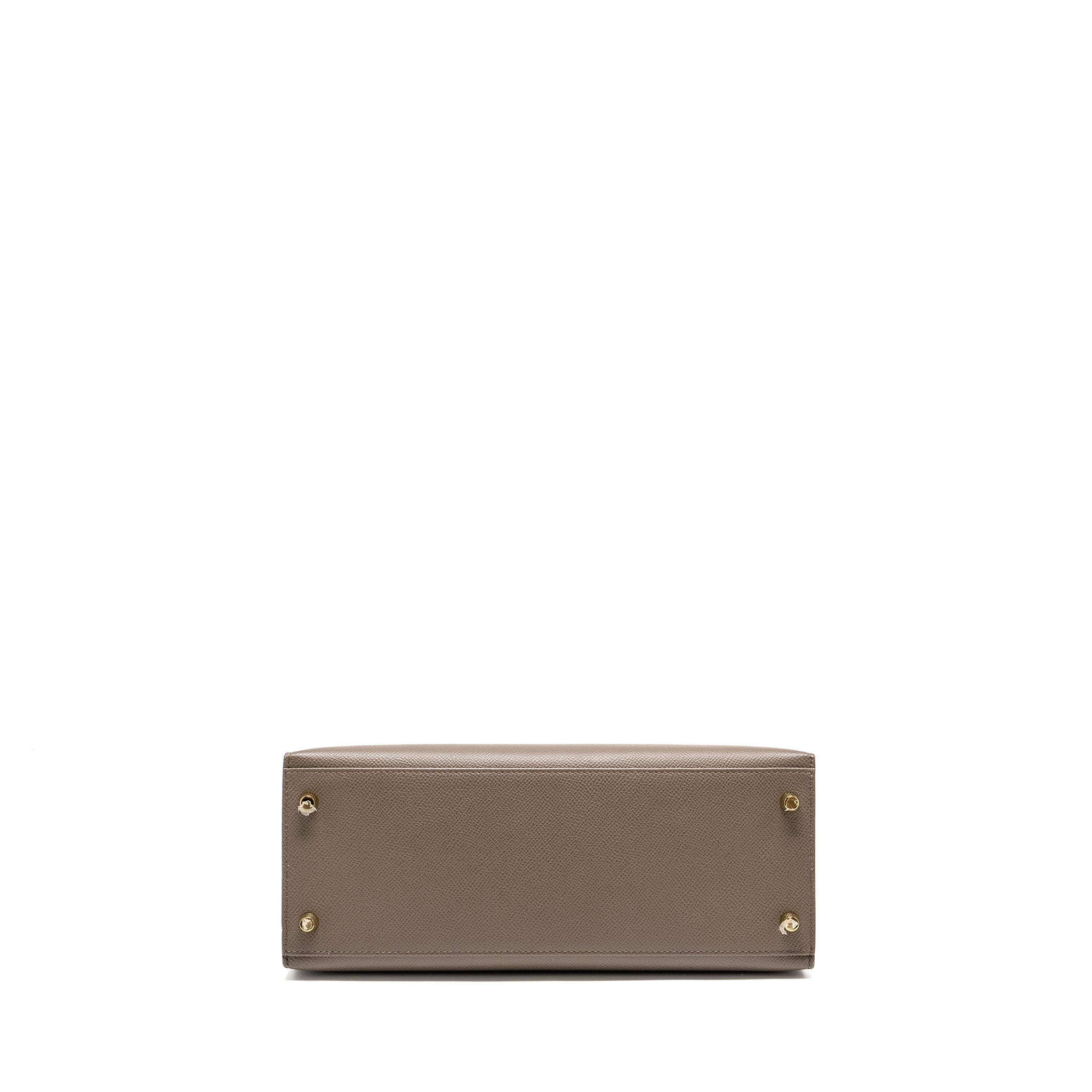 HERMES KELLY 28 EPSOM GRIS ETAIN GHW