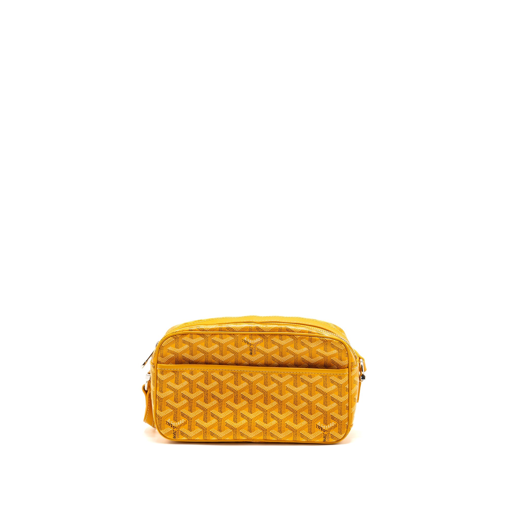 GOYARD CAPE VERT PM CROSSBODY BAG GOYARDLINE CANVAS YELLOW SHW