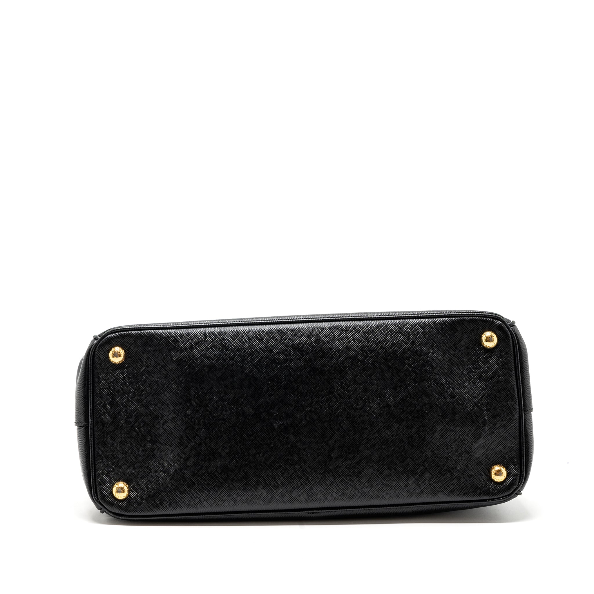 PRADA GALLERIA SAFFIANO TOTE BAG CALFSKIN BLACK GHW