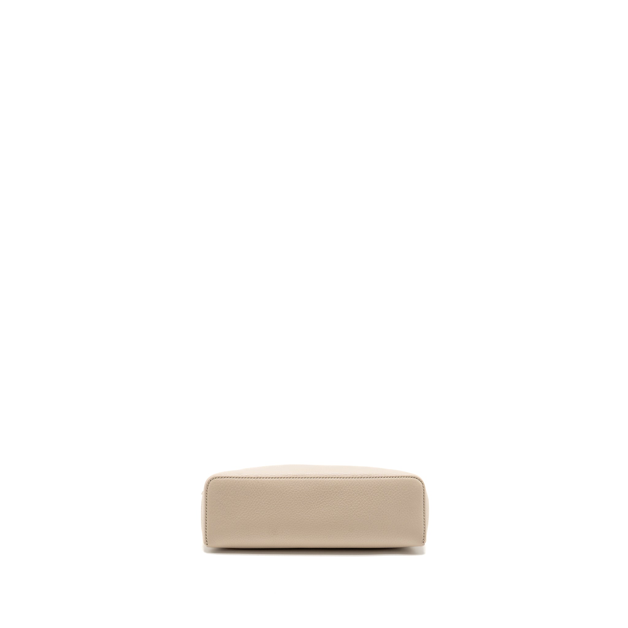 LORO PIANA EXTRA POCKET L19 GRAINED CALFSKIN WHISPER WHITE SHW