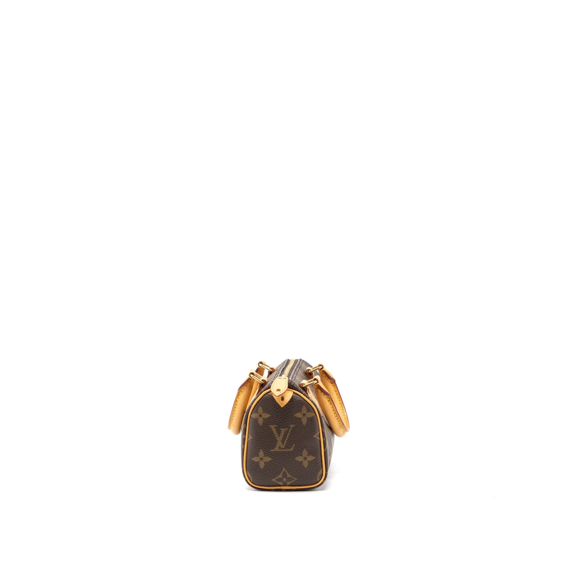 LOUIS VUITTON VINTAGE NANO SPEEDY MONOGRAM CANVAS GHW