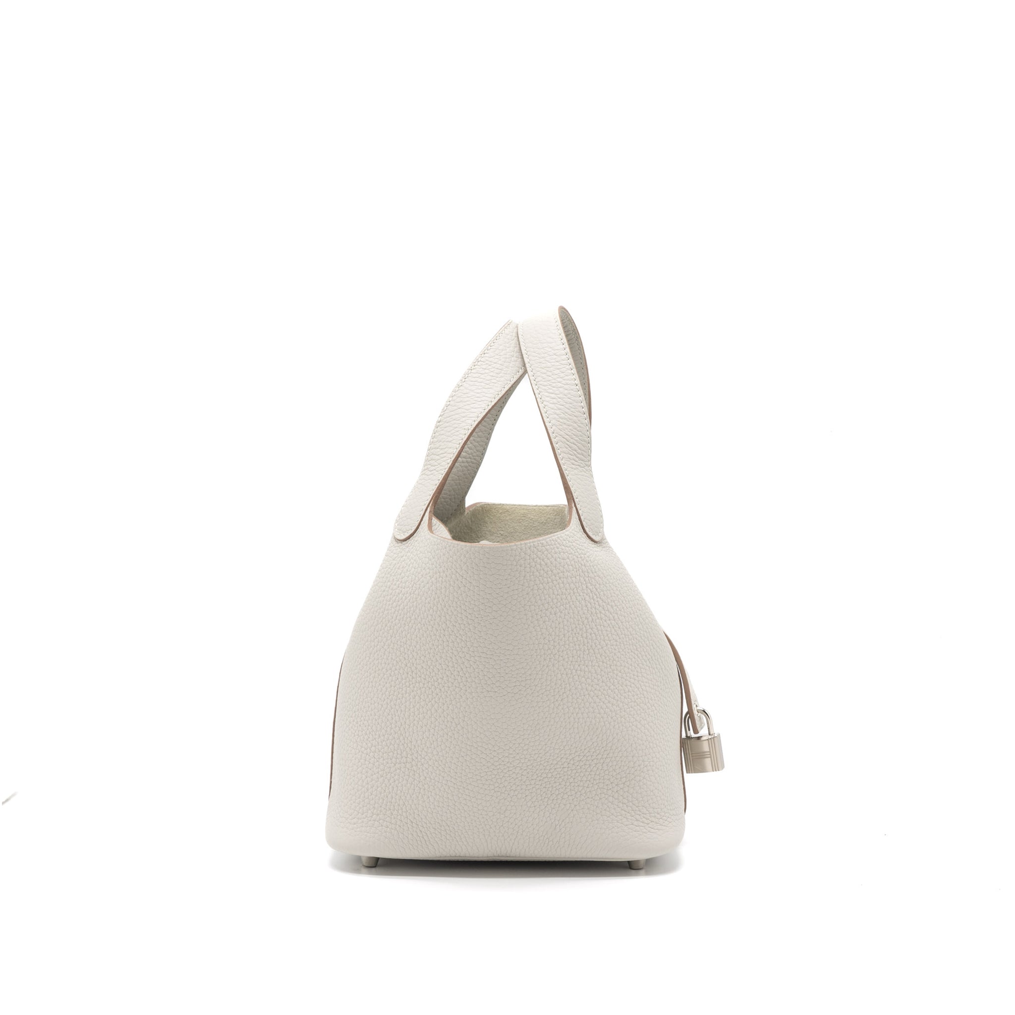 HERMES PICOTIN 18 LOCK BAG CLEMENCE GRIS PERLE SHW