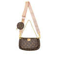 LOUIS VUITTON MULTI POCHETTE ROSE CLAIR STRAP MONOGRAM CANVAS GHW