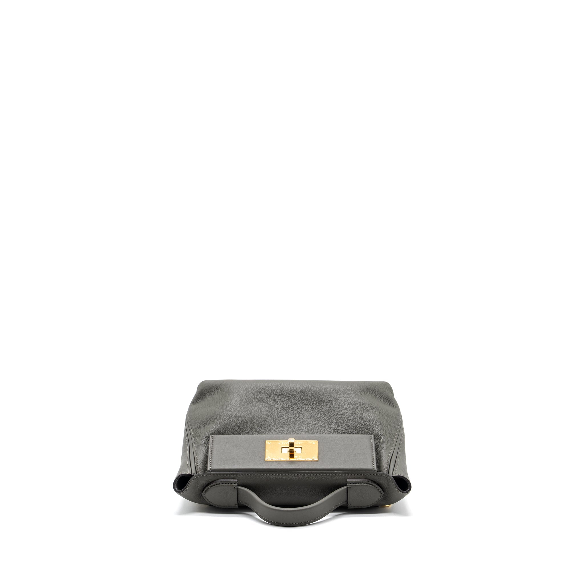 HERMES MINI 24/24 2424 - 21 BAG EVERCOLOR/SWIFT GRIS MEYER GHW