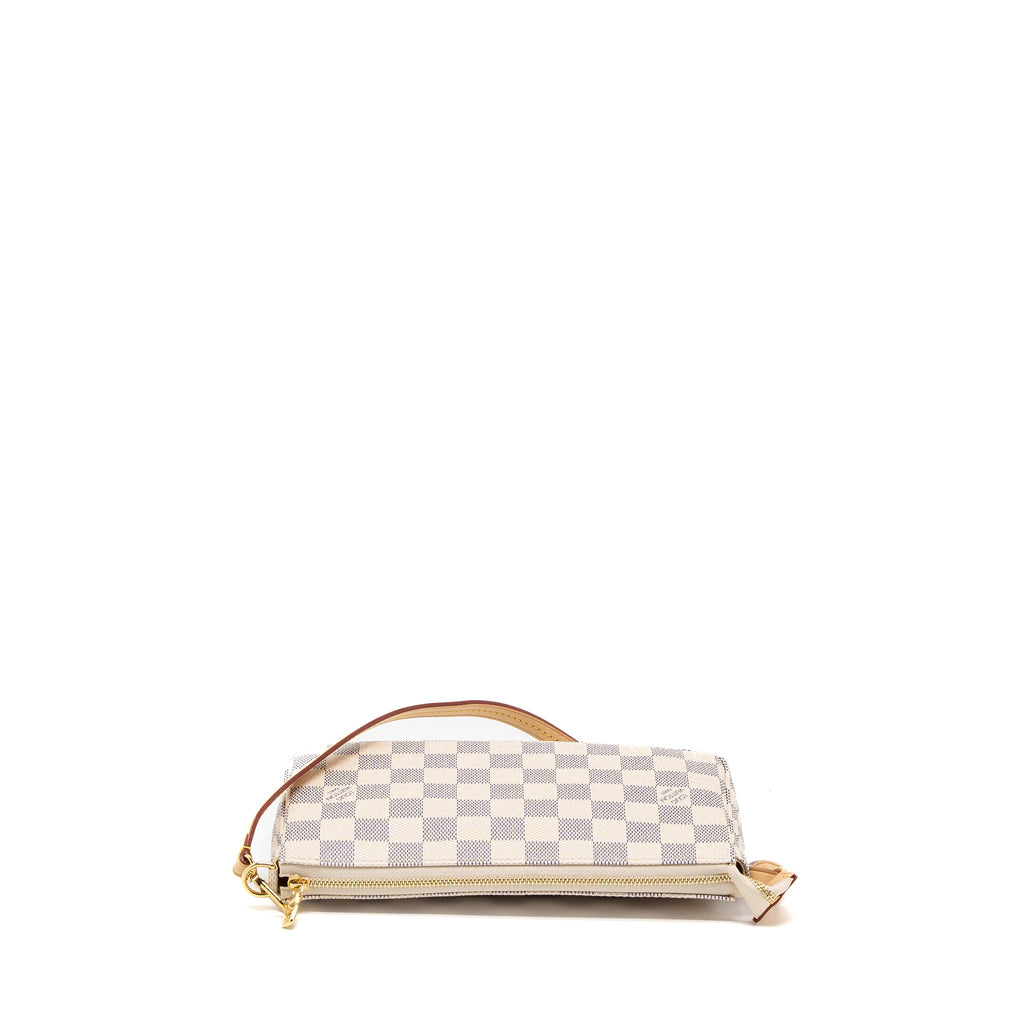 LOUIS VUITTON POCHETTE ACCESSORIES DAMIER AZUR CANVAS GHW (NEW VERSION)