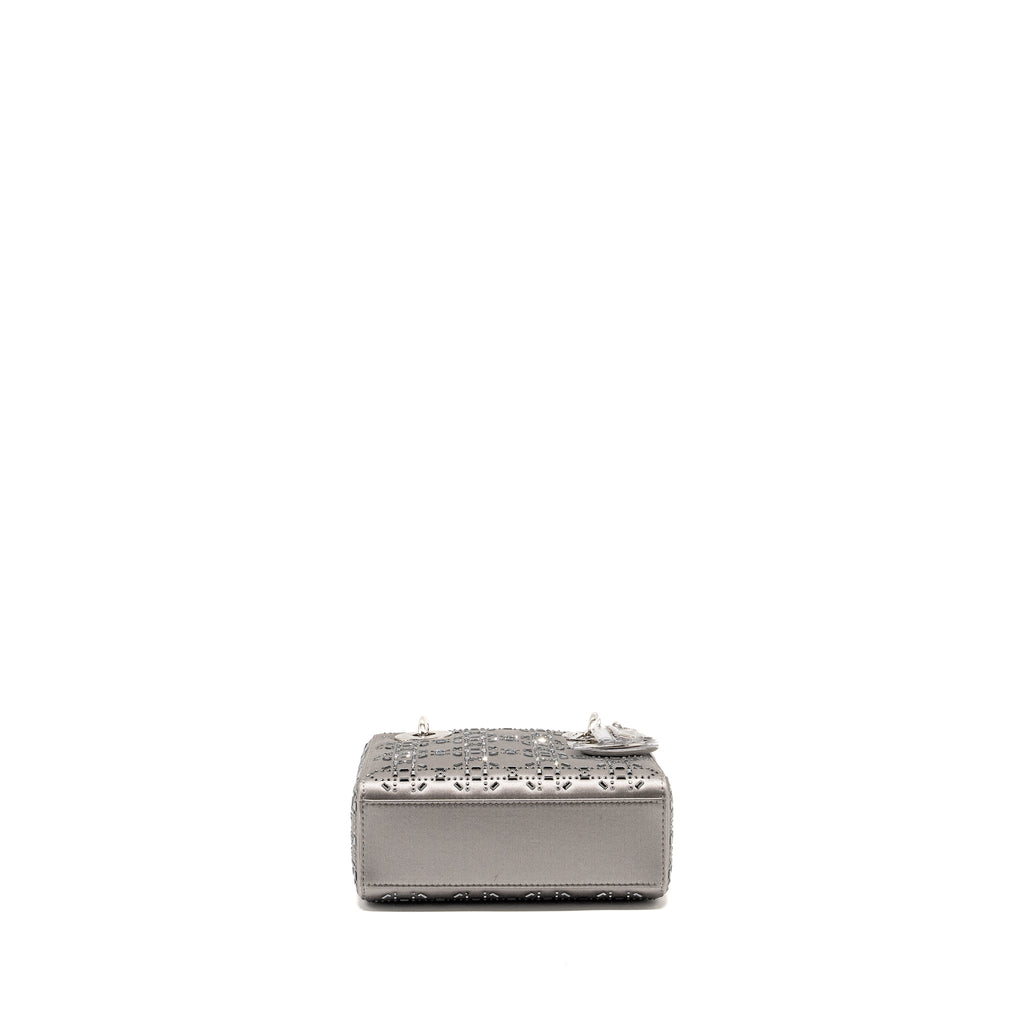 DIOR MINI LADY DIOR STAIN CRYSTAL GREY SHW