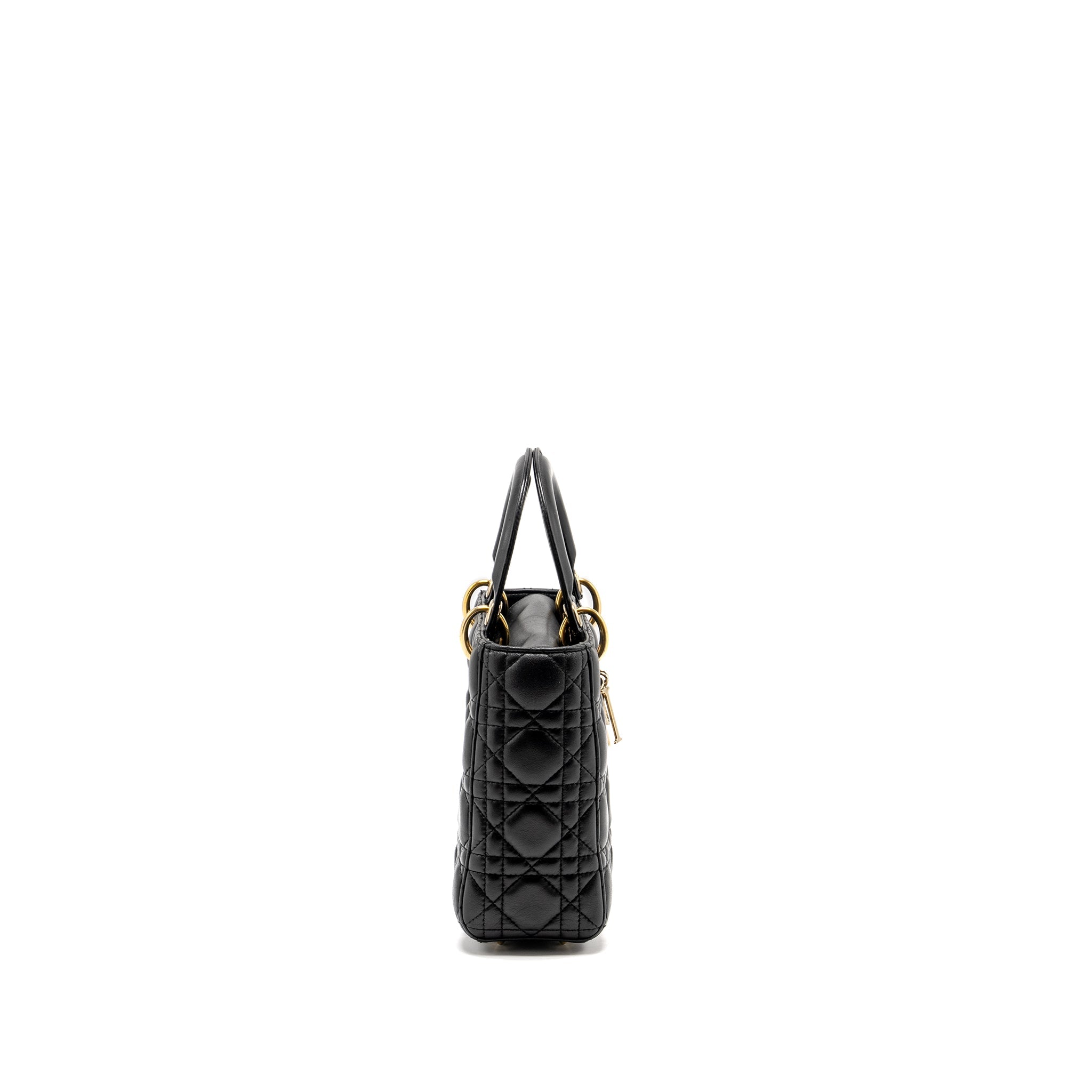DIOR MY ABC SMALL LADY DIOR LAMBSKIN BLACK GHW