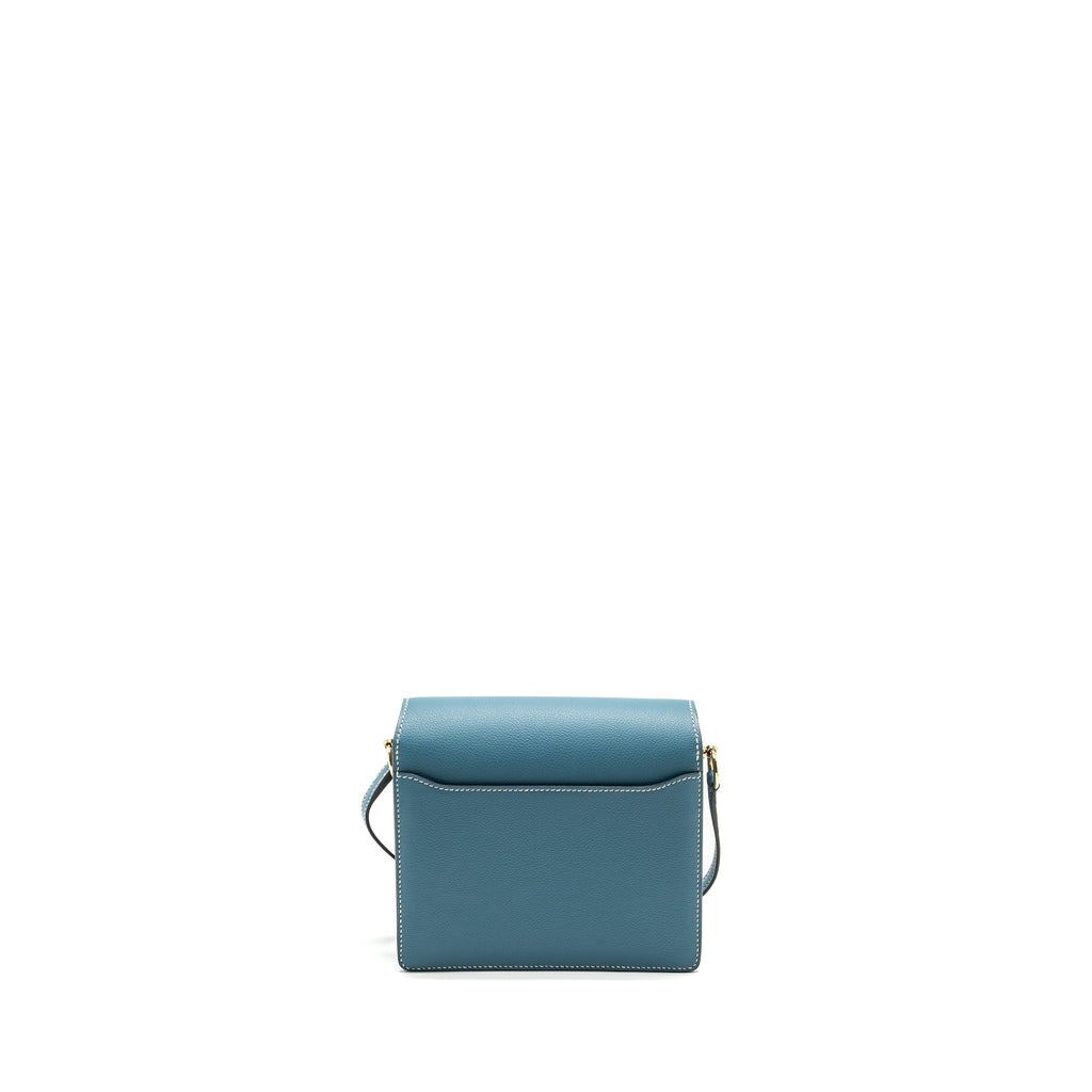 HERMES MINI ROULIS EVERCOLOR NEW BLEU JEAN LGHW