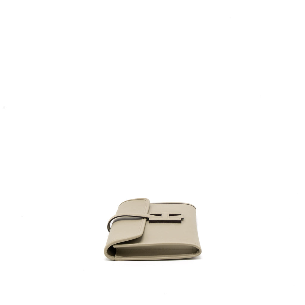 HERMES JIGE ELAN 29 CLUTCH SWIFT Q1 SAUGE