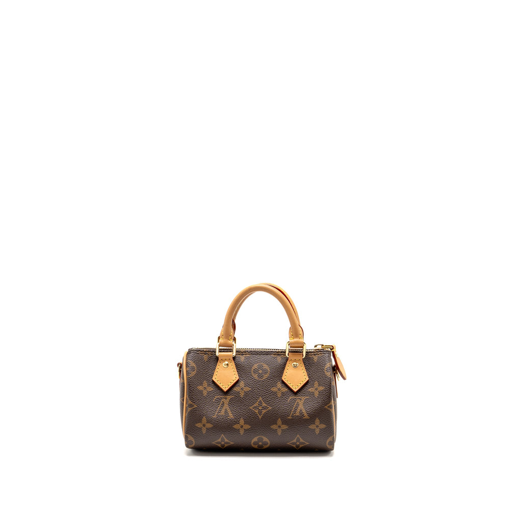 LOUIS VUITTON NANO SPEEDY MONOGRAM CANVAS GHW