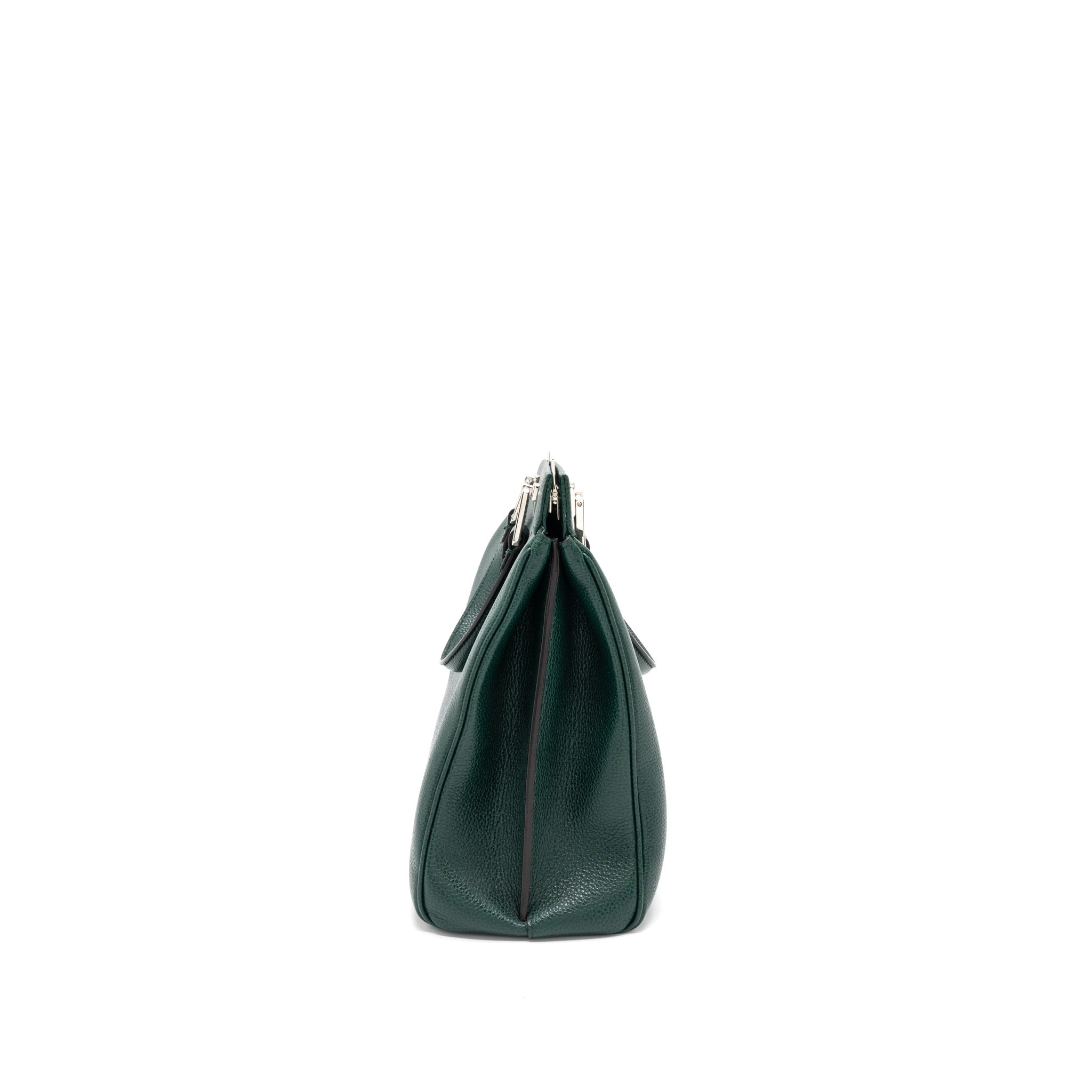 GUCCI TOP HANDLE ZUMI BAG CALFSKIN GREEN MULTICOLOUR HARDWARE