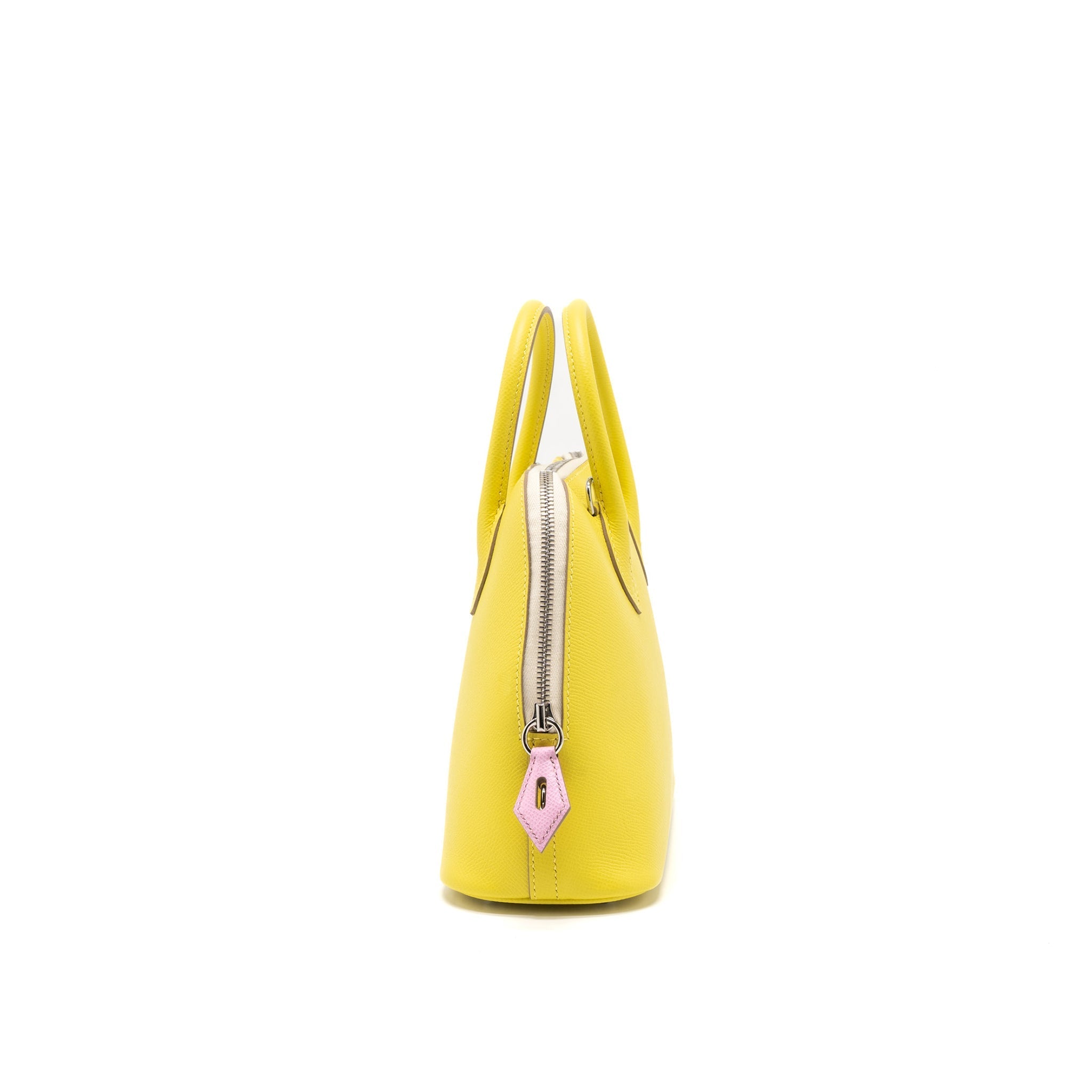 HERMES BOLIDE 1923 25 EPSOM LIME/MAUVE SYLVESTRE/NATA SHW