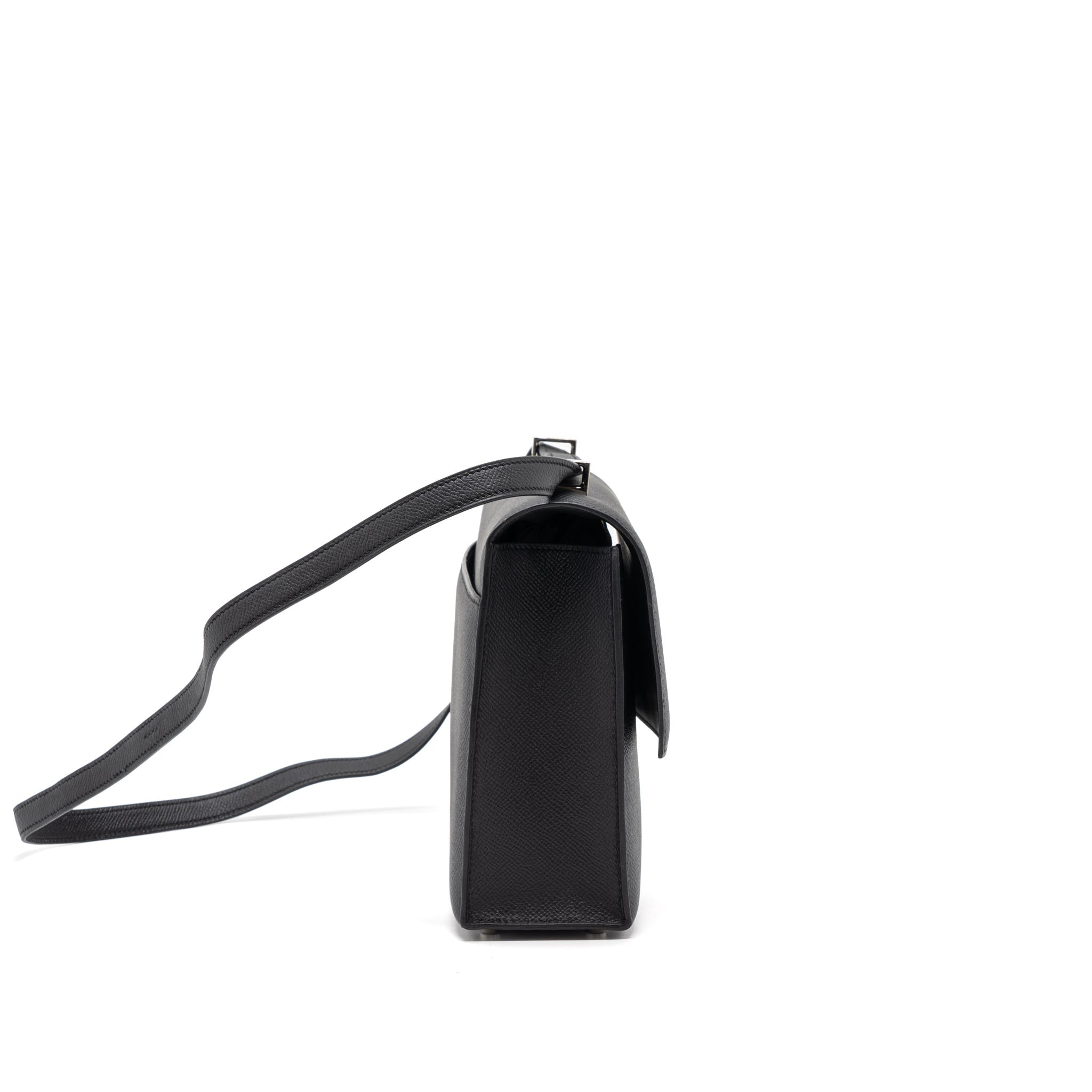 HERMES VERROU 21 BAG EPSOM BLACK SHW