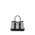HERMES NEO GARDEN PARTY 23 NEGONDA / CANVAS ECRU / BLACK SHW