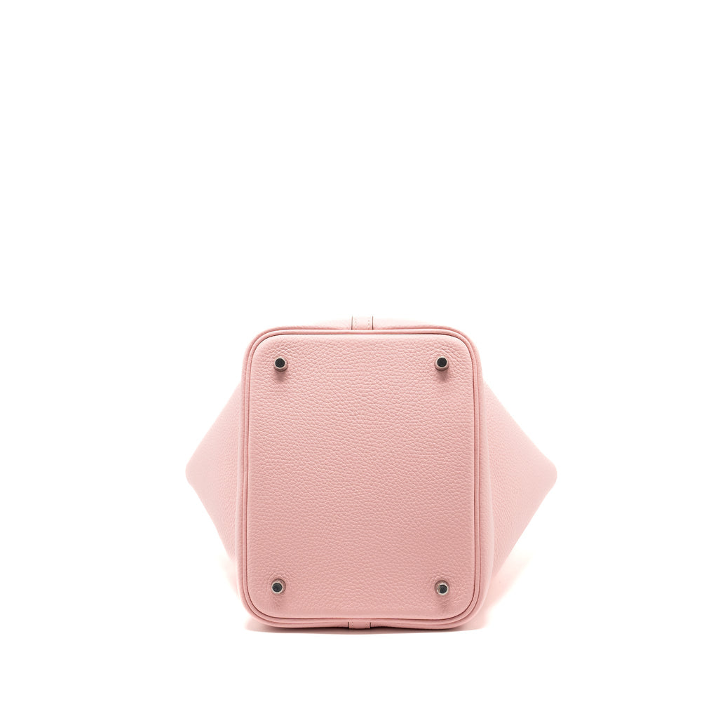 HERMES PICOTIN 22 LOCK BAG CLEMENCE ROSE SAKURA SHW
