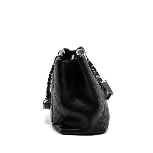 CHANEL GRAND SHOPPING TOTE XL CAVIAR BLACK SHW