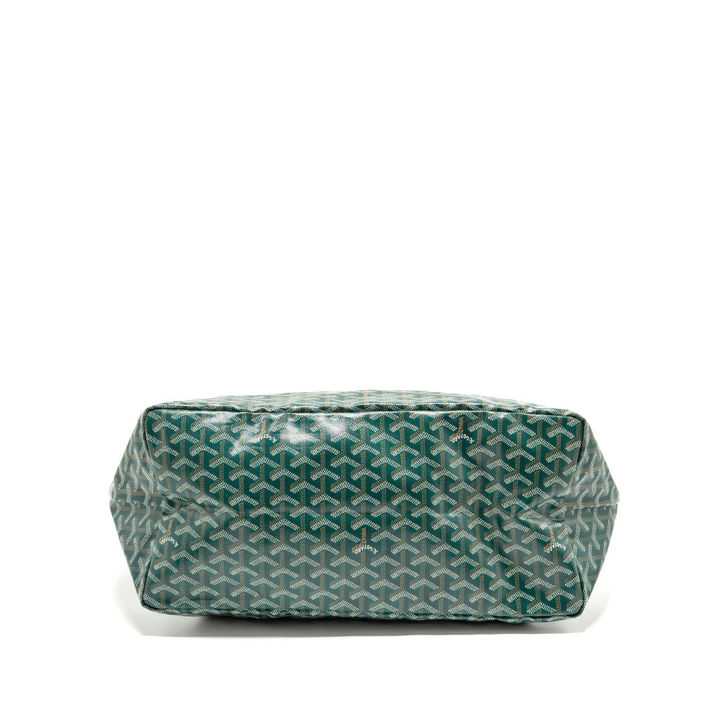 GOYARD SAINT LOUIS GM TOTE GOYARDINE CANVAS GREEN SHW