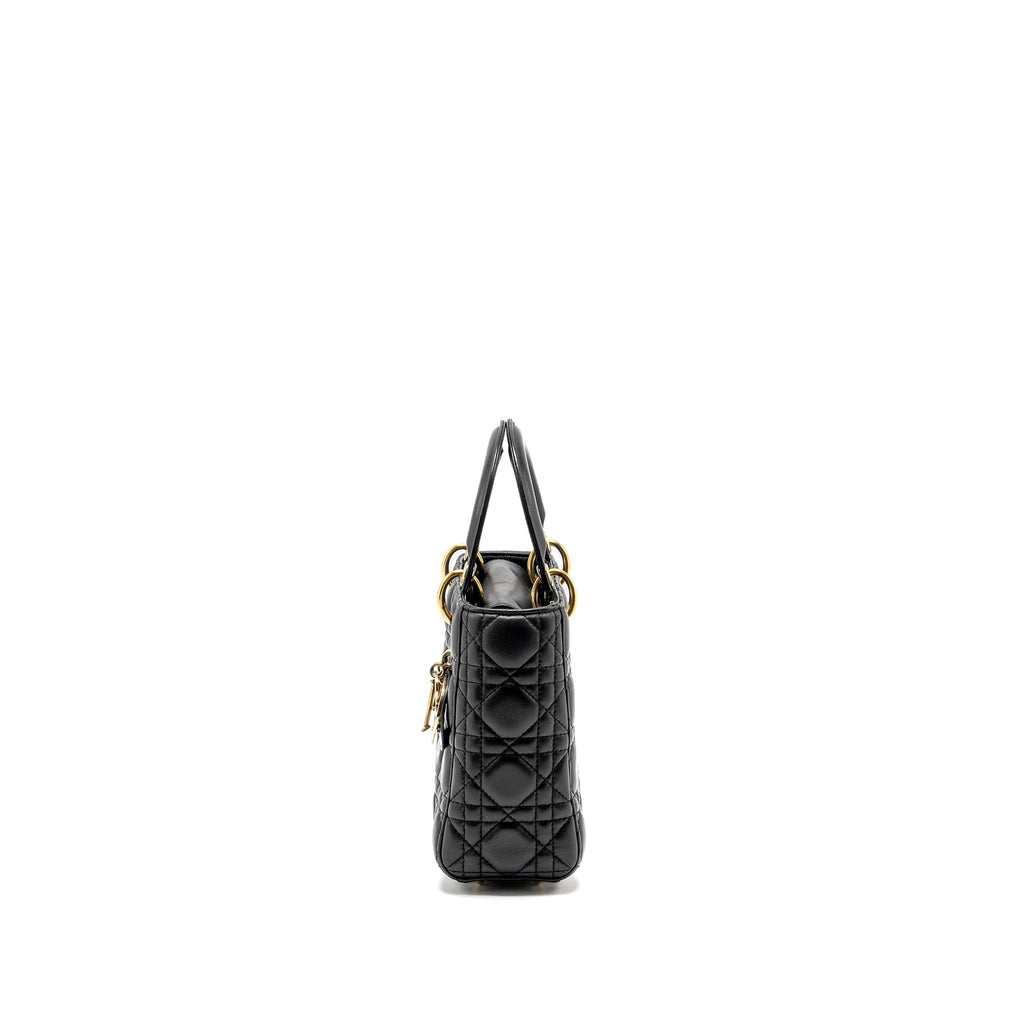 DIOR MY ABC SMALL LADY DIOR LAMBSKIN BLACK GHW