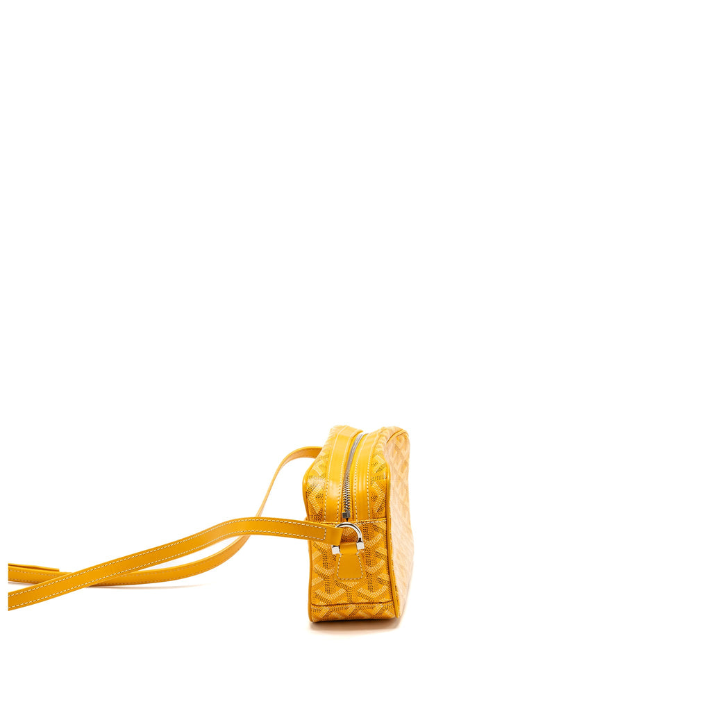 GOYARD CAPE VERT PM CROSSBODY BAG GOYARDLINE CANVAS YELLOW SHW
