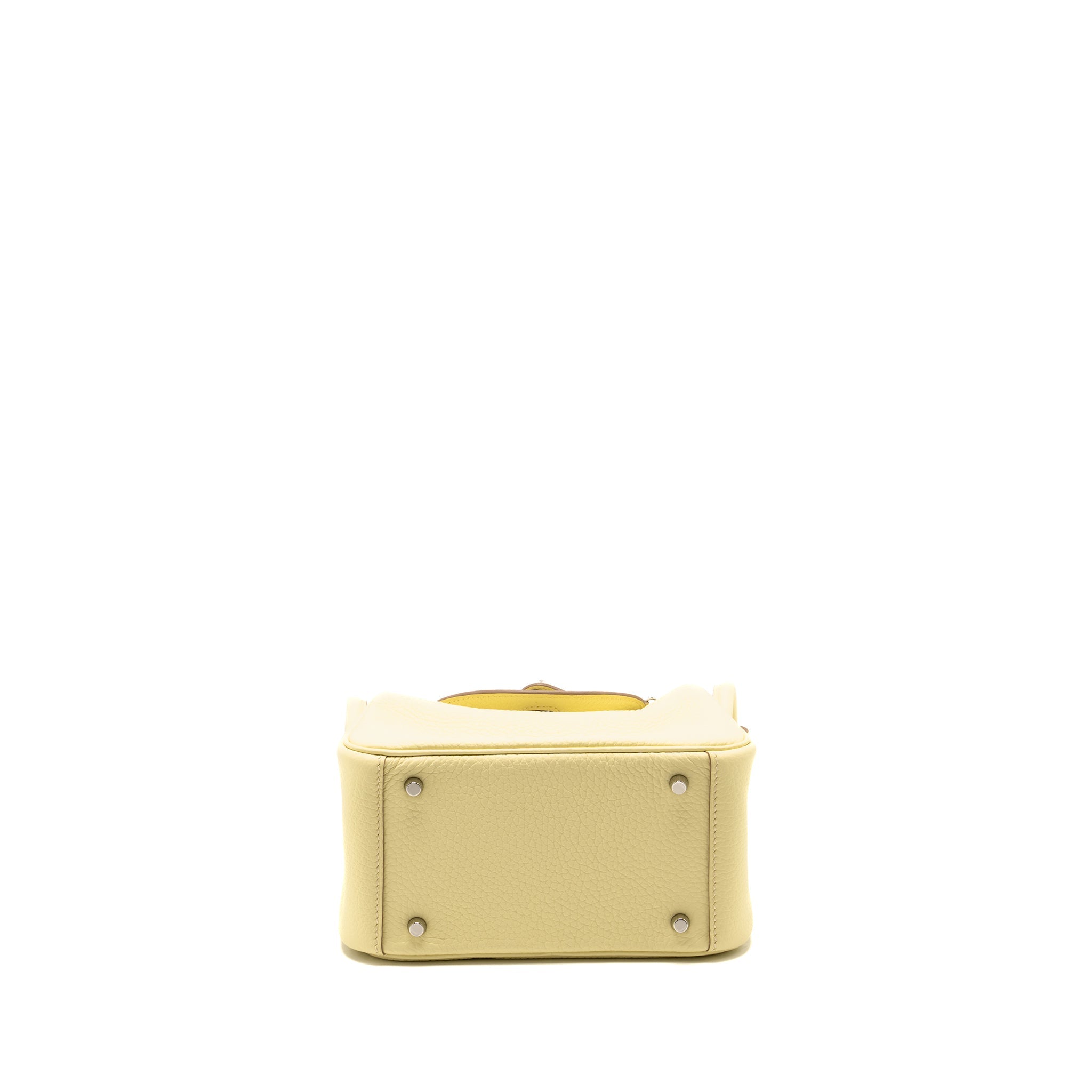 HERMES MINI LINDY II CLEMENCE JAUNE MILTON SHW