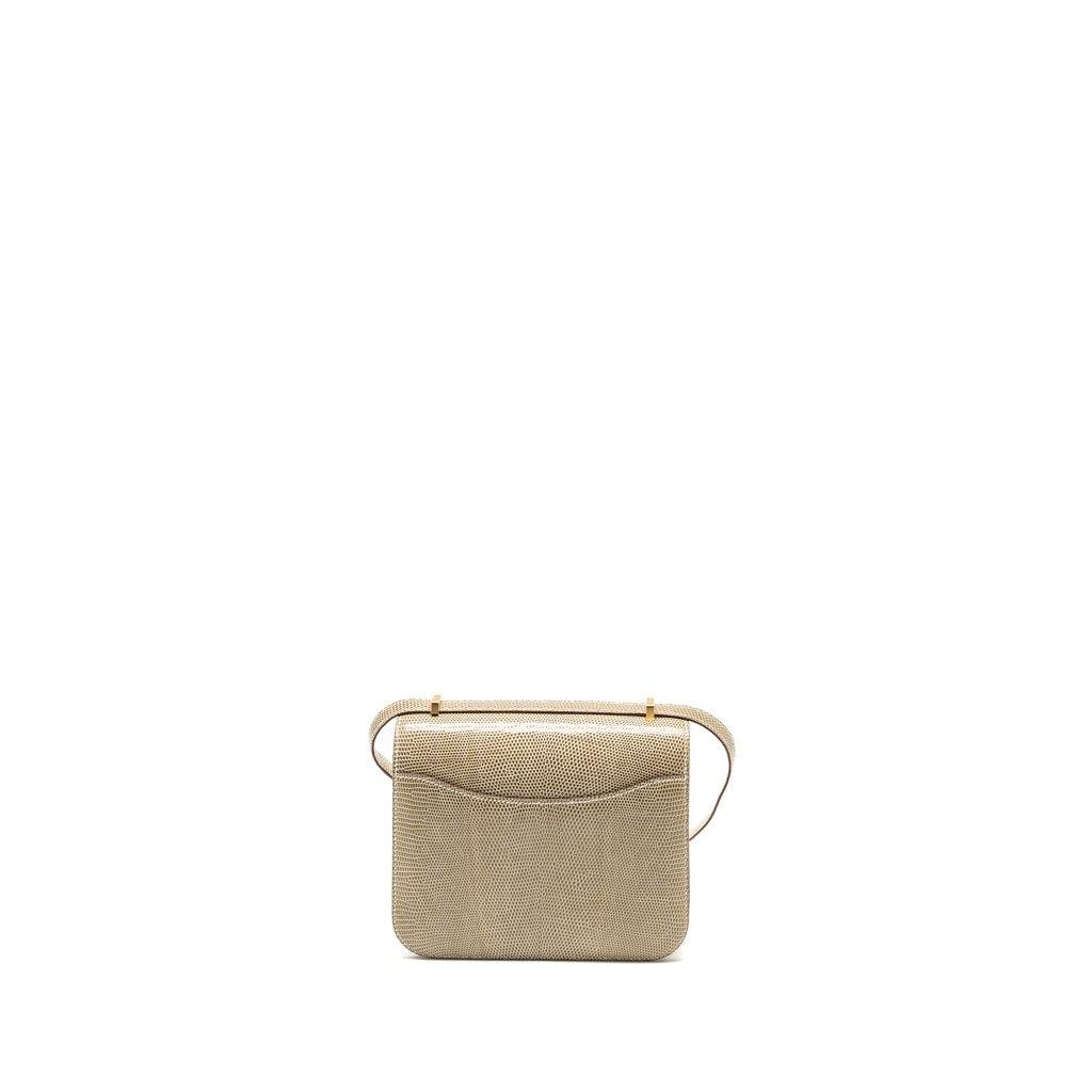 HERMES MINI CONSTANCE LIZARD NILOTICUS FICELLE GHW