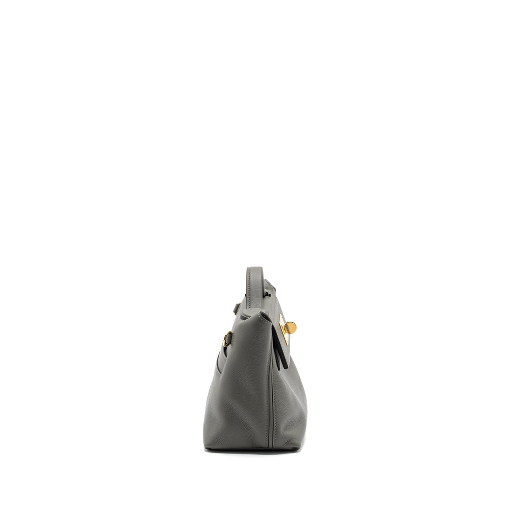 HERMES MINI 24/24 2424 - 21 BAG EVERCOLOR/SWIFT GRIS MEYER GHW