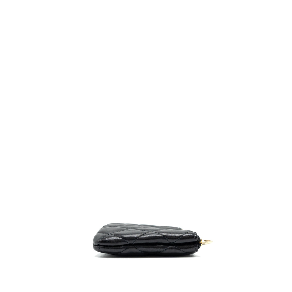 CHANEL 21S MINI POUCH LIMITED EDITION LAMBSKIN BLACK LGHW