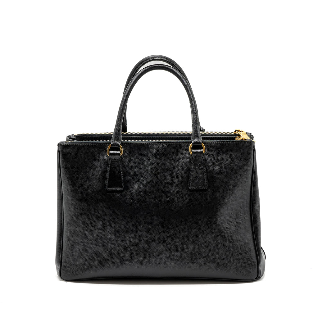 PRADA GALLERIA SAFFIANO TOTE BAG CALFSKIN BLACK GHW