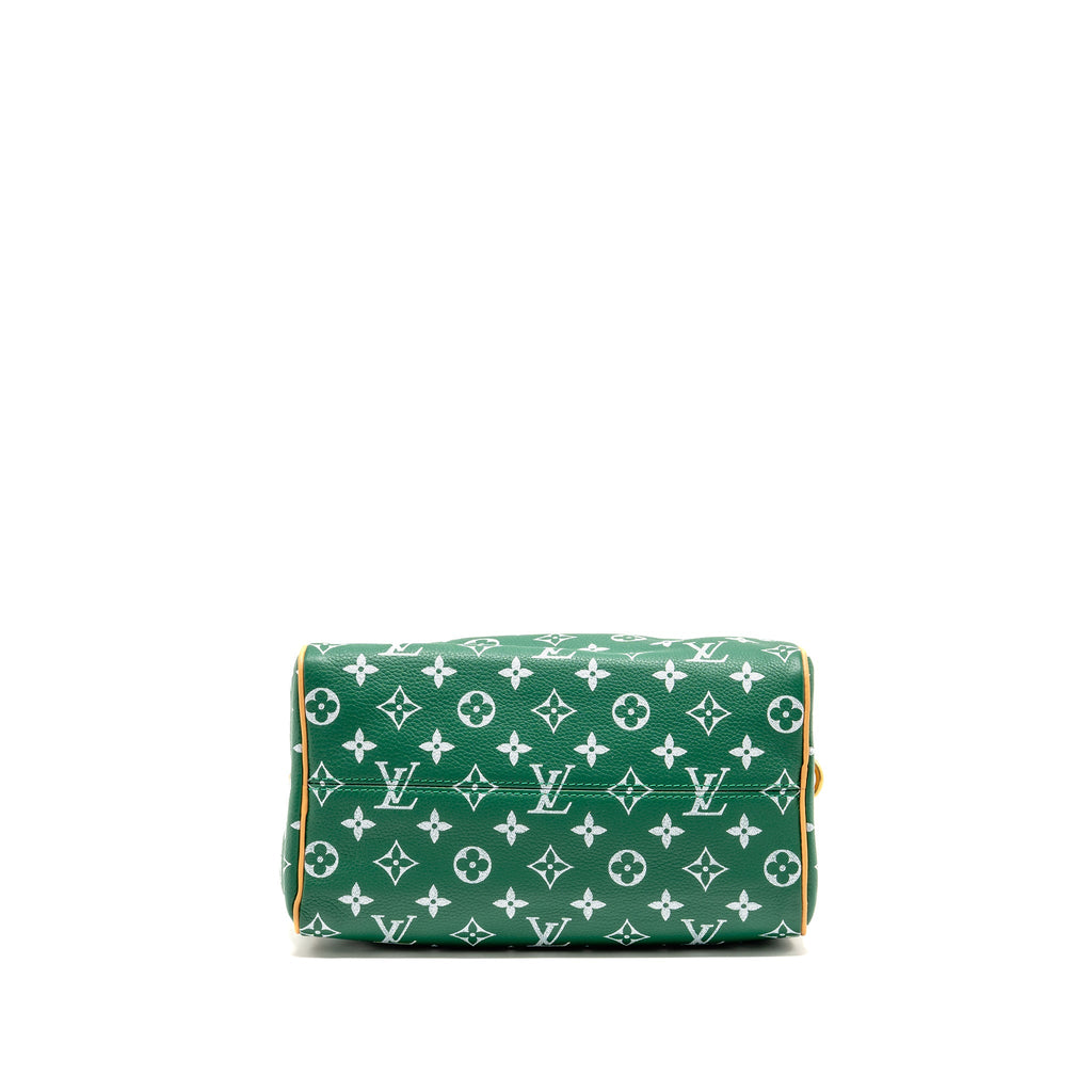 LOUIS VUITTON SPEEDY P9 BANDOULIERE 25 SOFT CALFSKIN GREEN GHW