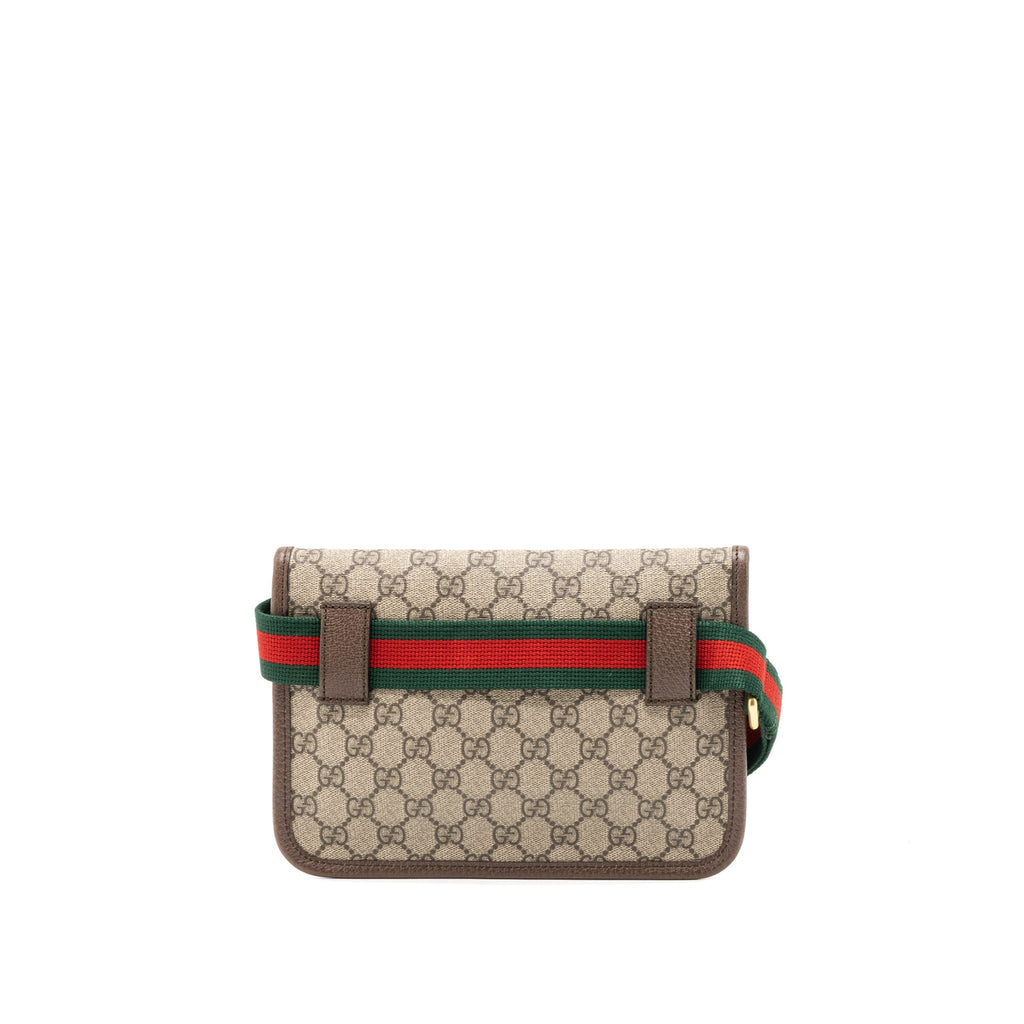 GUCCI NEO VINTAGE BELT BAG GG SUPREME CANVAS BRUSHED GHW
