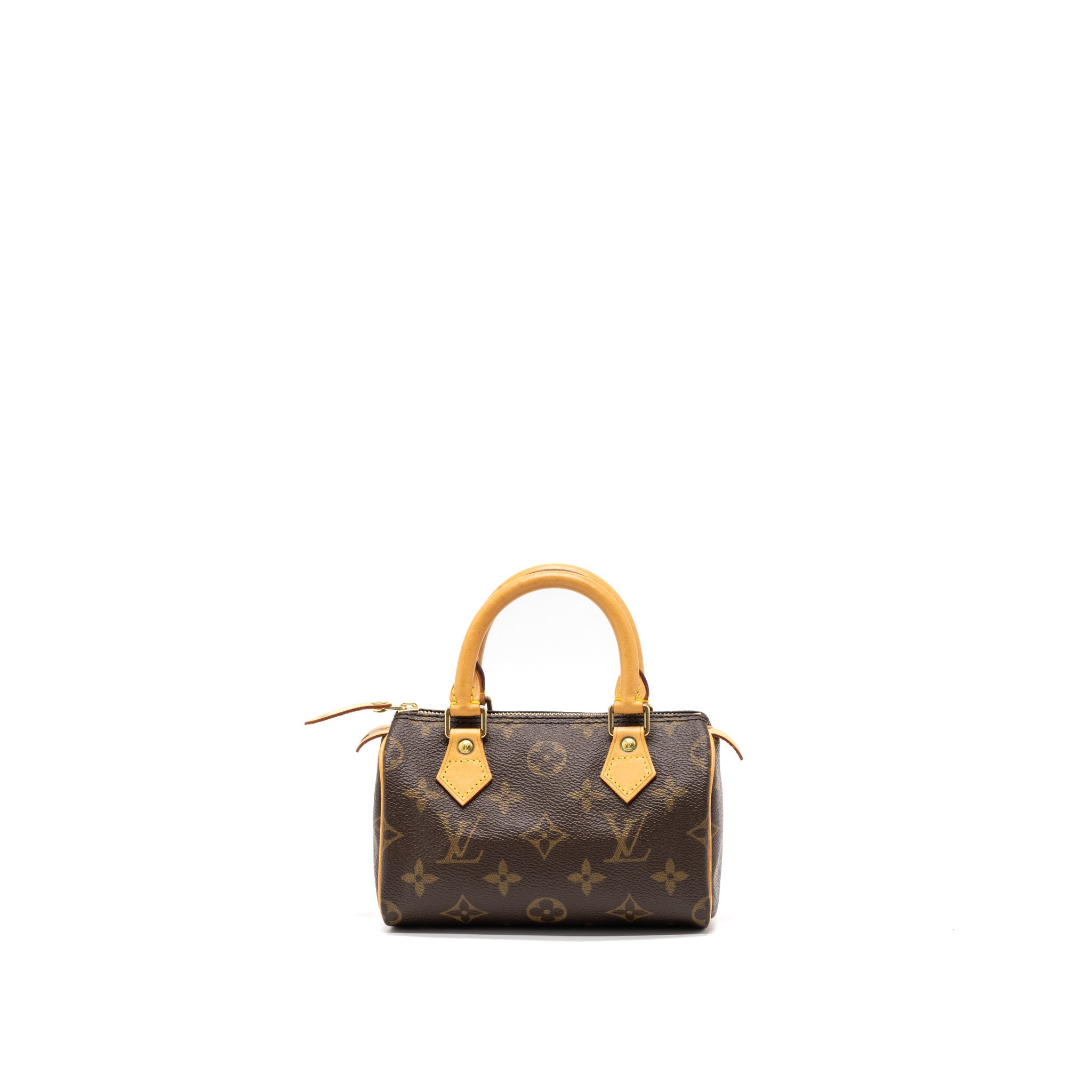 LOUIS VUITTON VINTAGE NANO SPEEDY MONOGRAM CANVAS GHW