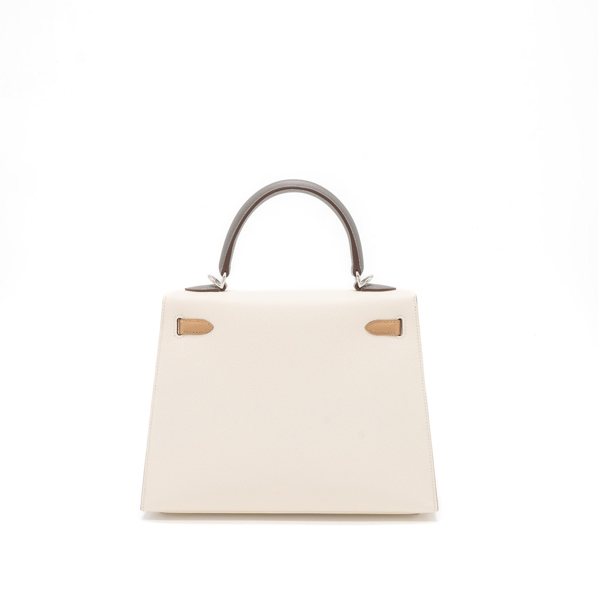 HERMES KELLY 25 SELLIER EPSOM NATA/CHAI/GRIS MEYER SHW