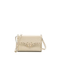 VALENTINO SMALL ROCKSTUD CROSSBODY BAG GRAINED CALFSKIN LIGHT IVORY LGHW