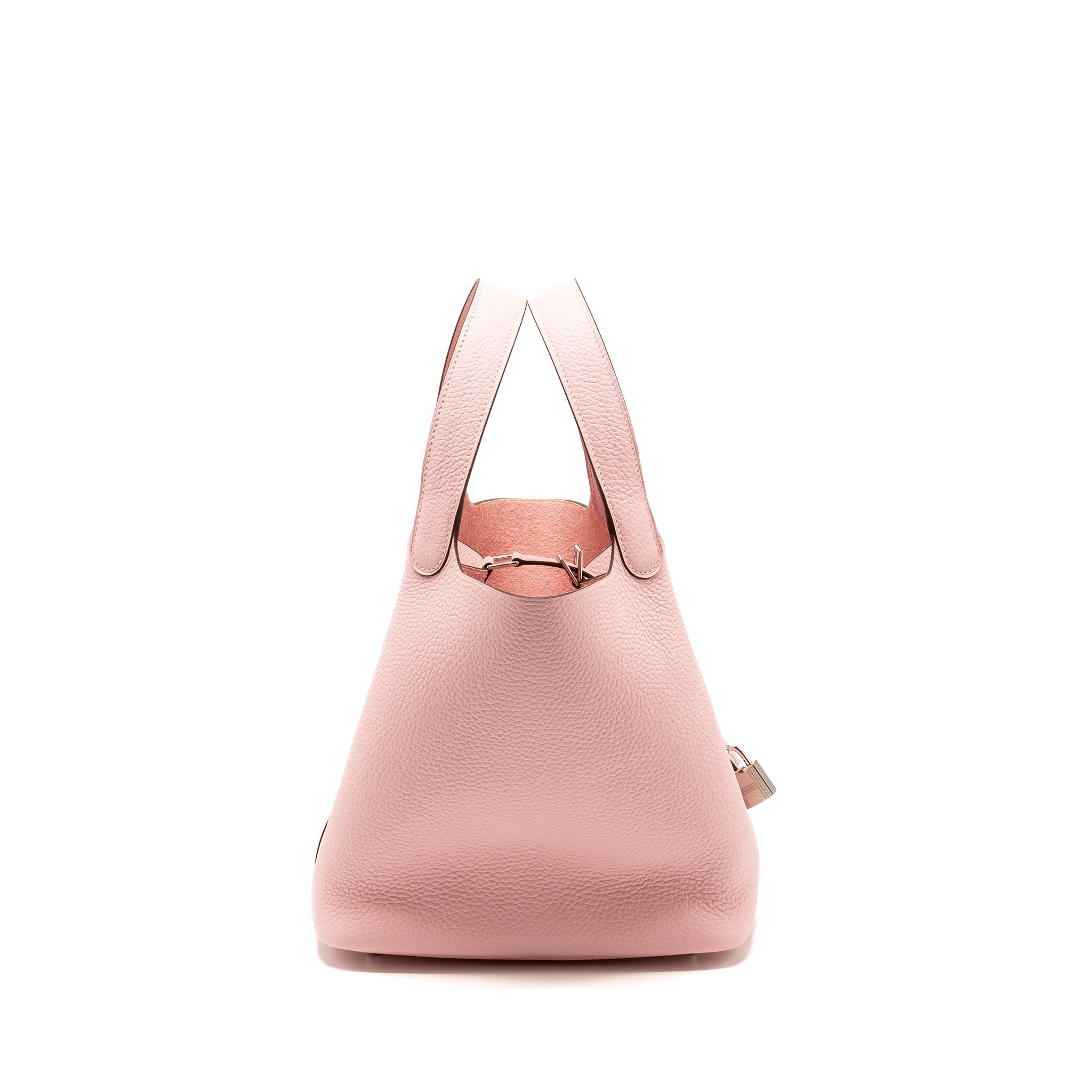 HERMES PICOTIN 22 LOCK BAG CLEMENCE ROSE SAKURA SHW