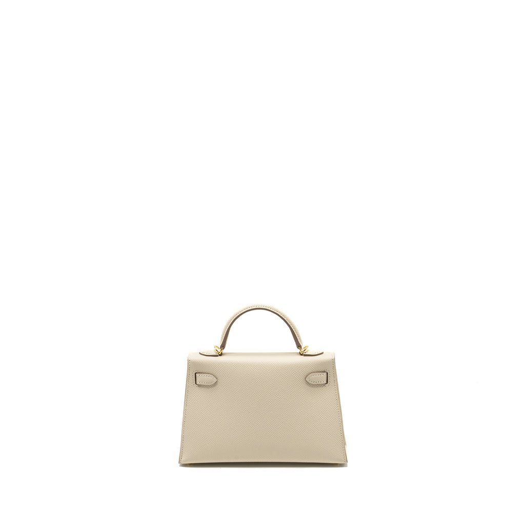 HERMES MINI KELLY II EPSOM CRAIE GHW