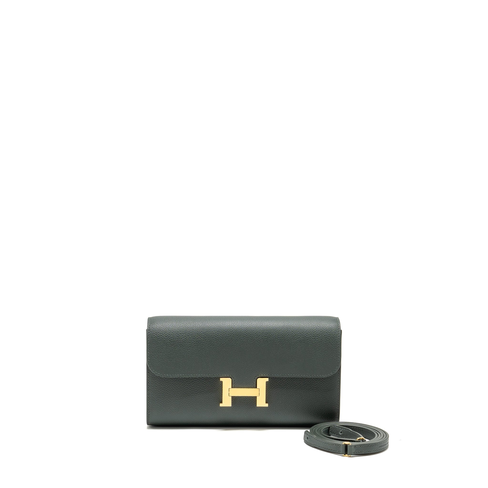 HERMES CONSTANCE TO GO EVERCOLOR VERT MANGROVE GHW