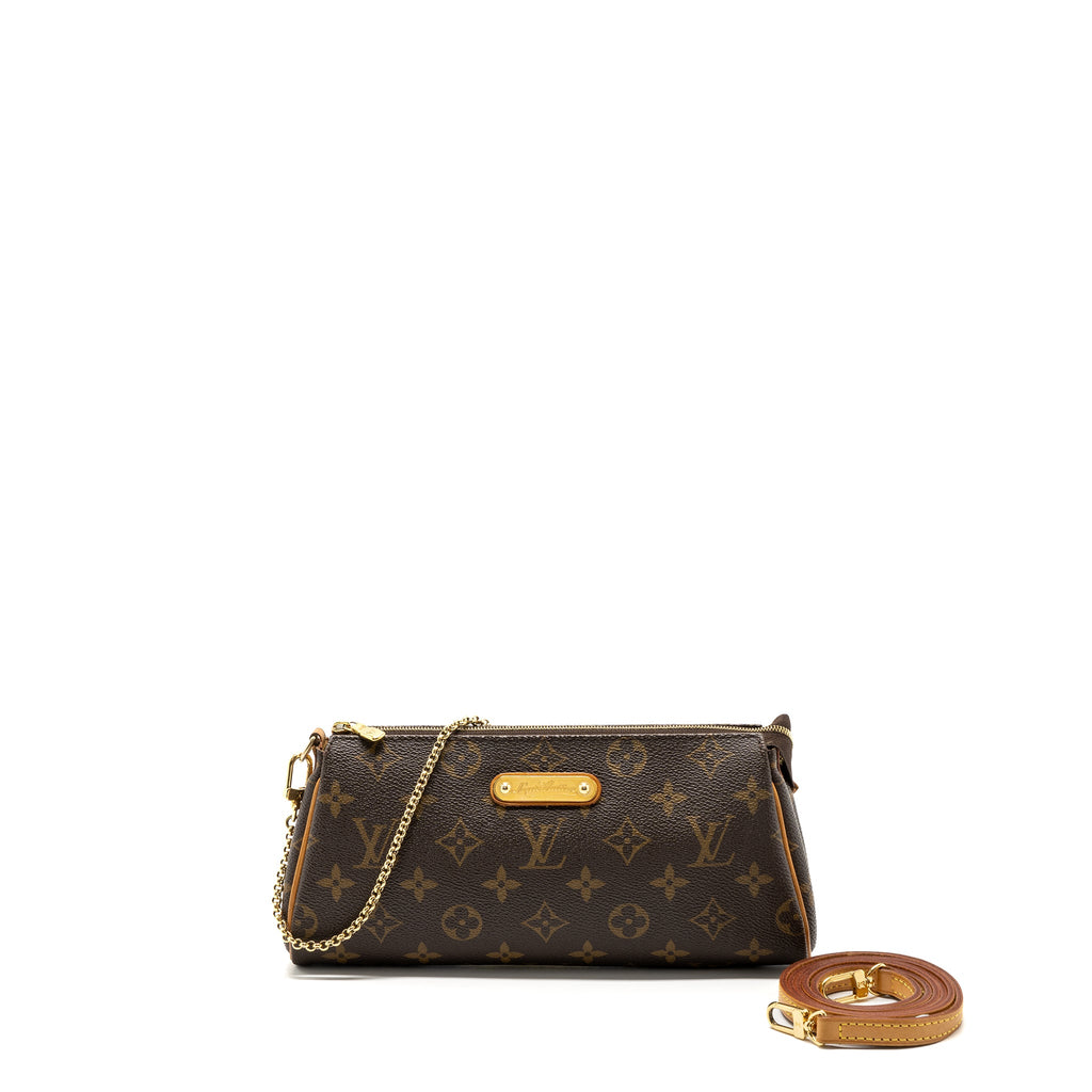LOUIS VUITTON EVA POCHETTE MONOGRAM CANVAS GHW