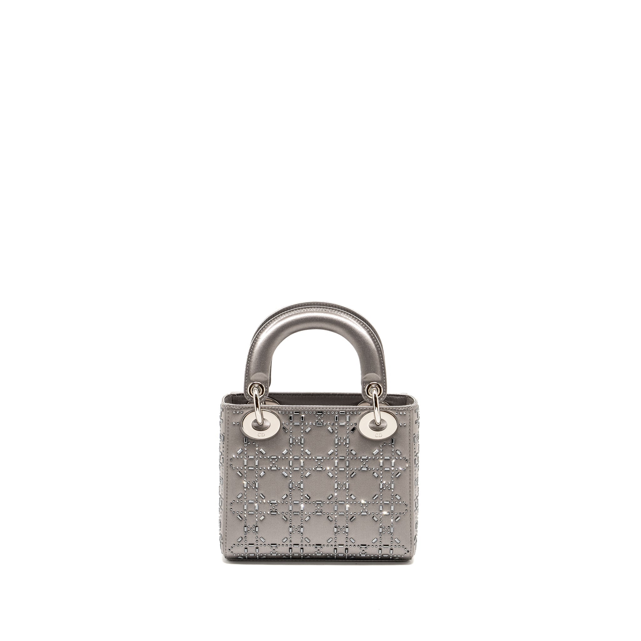 DIOR MINI LADY DIOR STAIN CRYSTAL GREY SHW