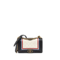 CHANEL MEDIUM BOY BAG LAMBSKIN MULTICOLOUR RUTHENIUM MULTICOLOUR HARDWARE
