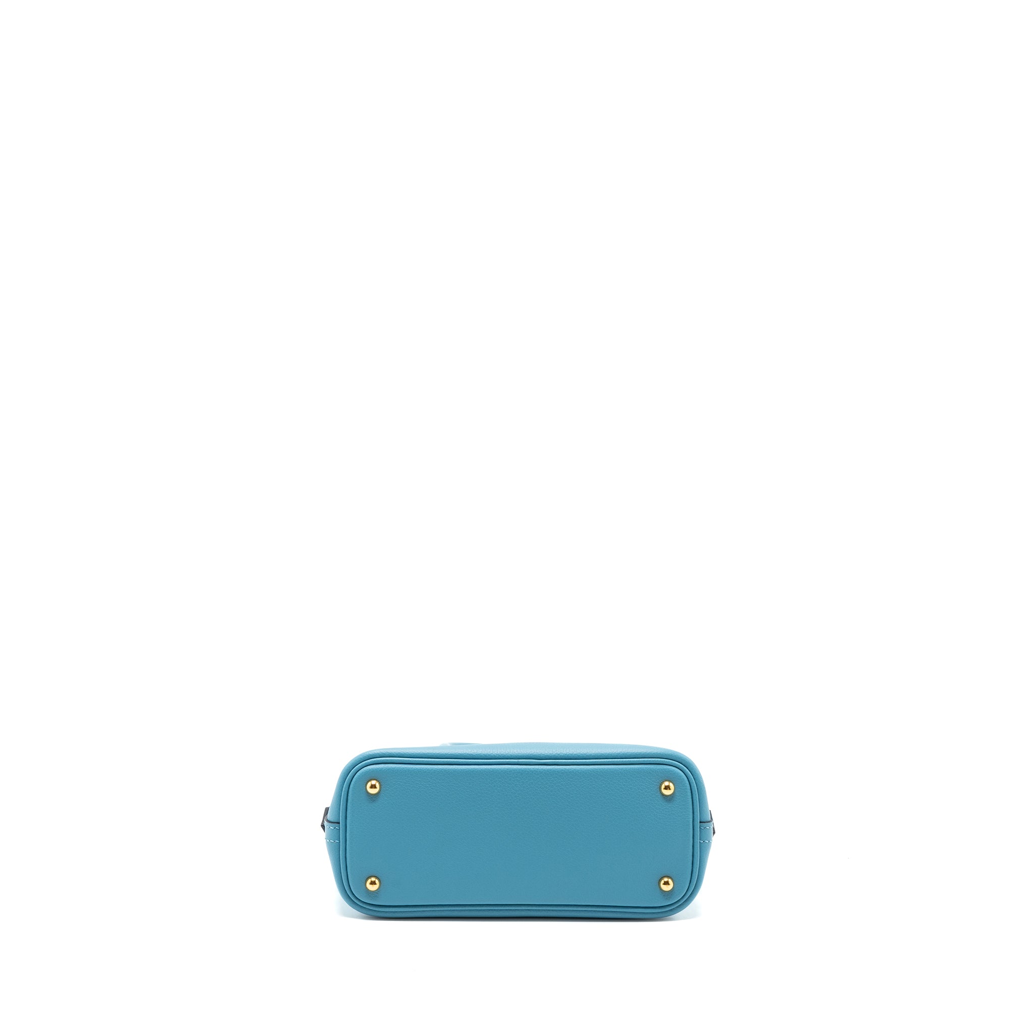 HERMES MINI BOLIDE EVERCOLOR P3 BLUE DU NORD GHW