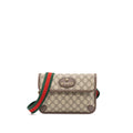 GUCCI NEO VINTAGE BELT BAG GG SUPREME CANVAS BRUSHED GHW