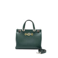 GUCCI TOP HANDLE ZUMI BAG CALFSKIN GREEN MULTICOLOUR HARDWARE