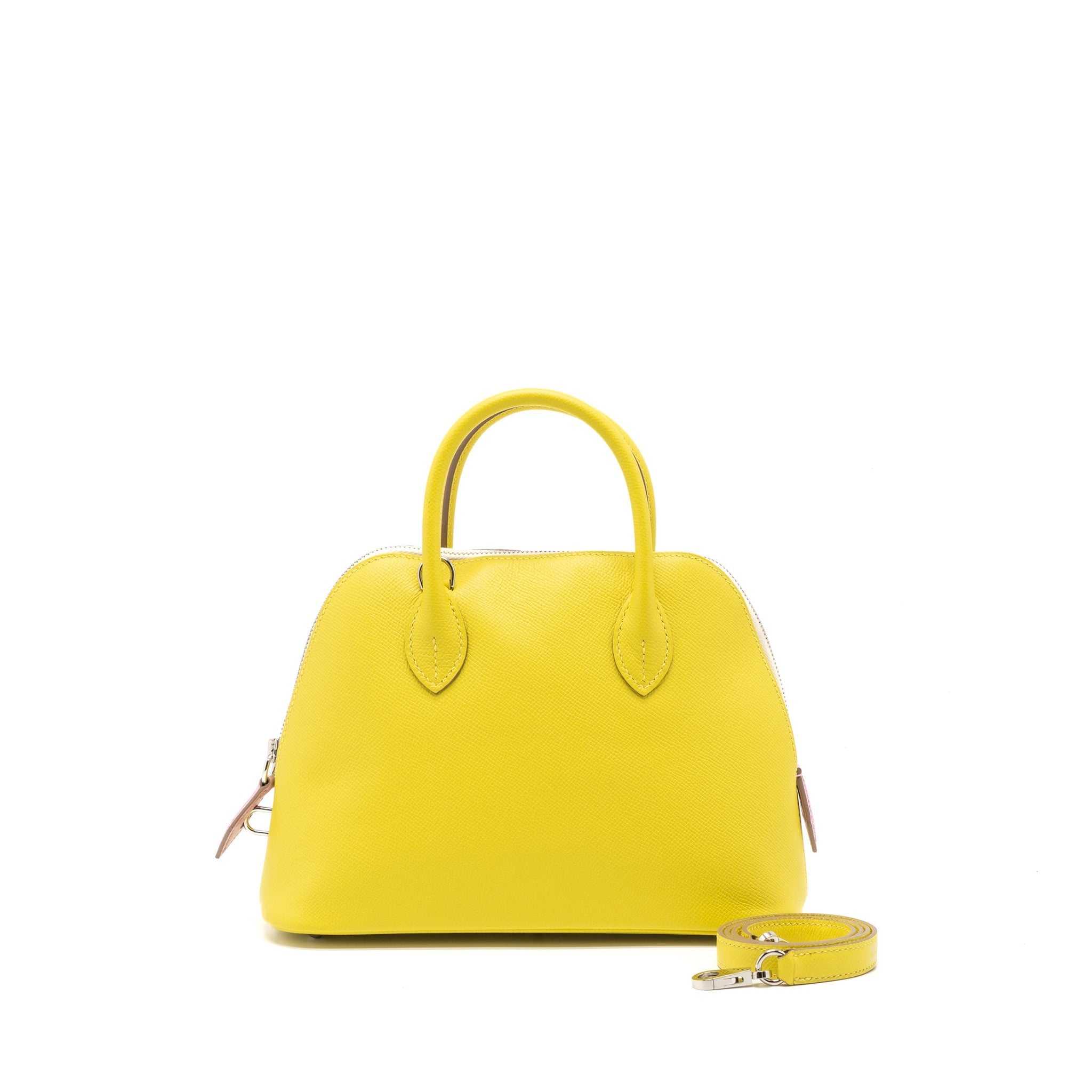 HERMES BOLIDE 1923 25 EPSOM LIME/MAUVE SYLVESTRE/NATA SHW