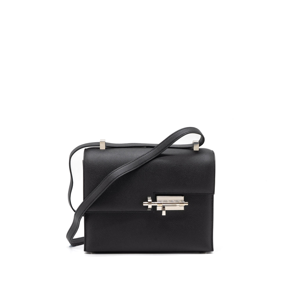 HERMES VERROU 21 BAG EPSOM BLACK SHW
