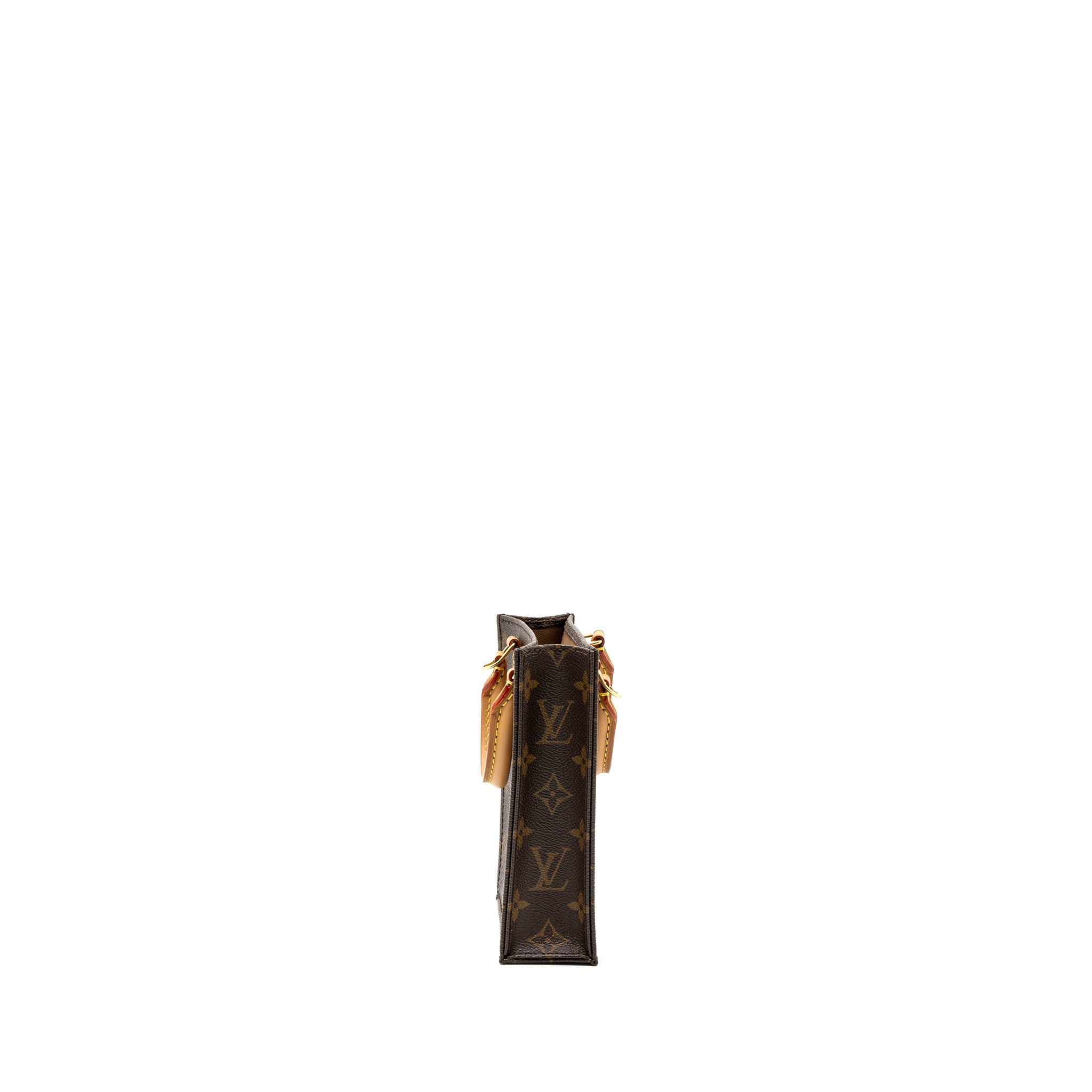 LOUIS VUITTON PETIT SAC PLAT MONOGRAM CANVAS GHW