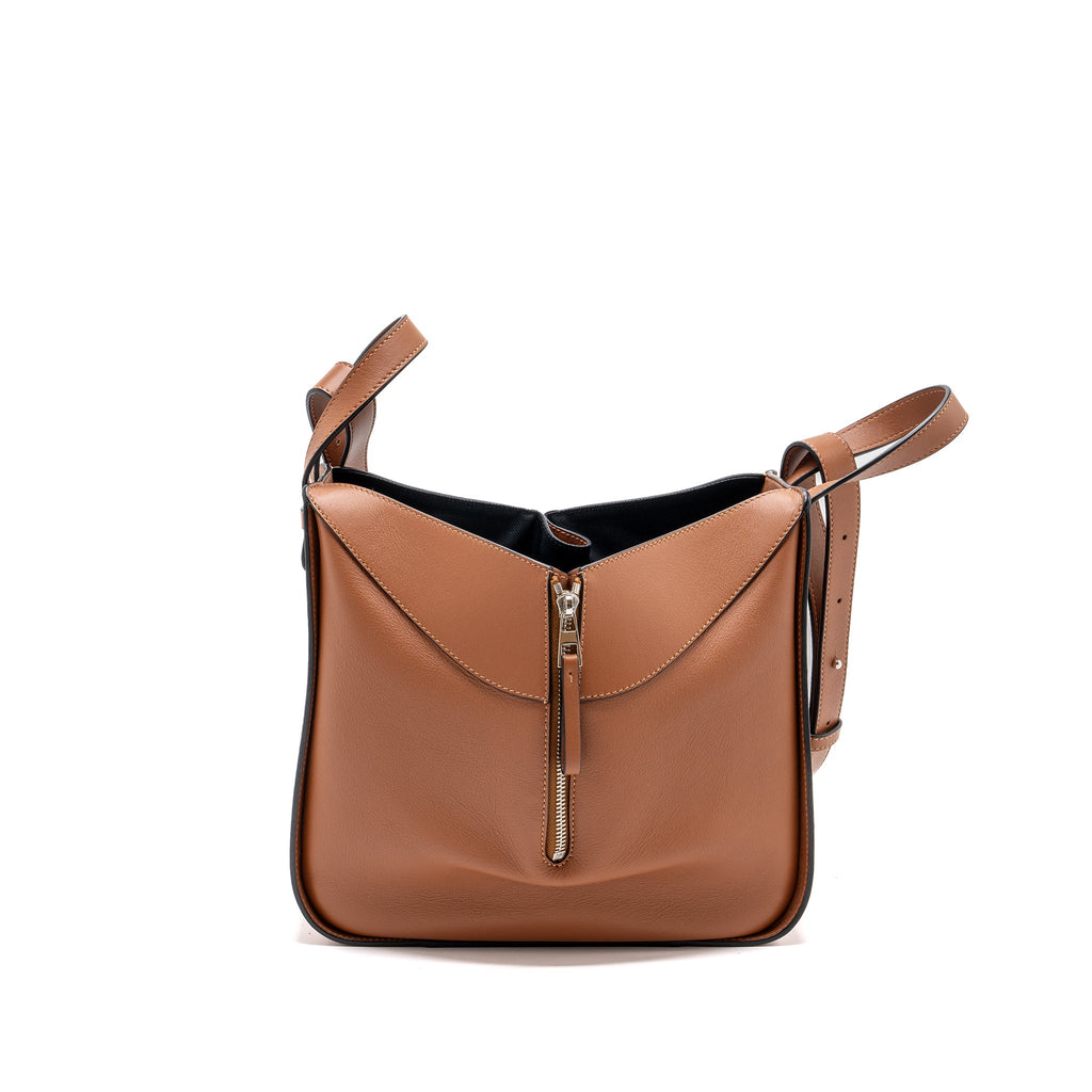 LOEWE SMALL HAMMOCK BAG CALFSKIN CARAMEL SHW