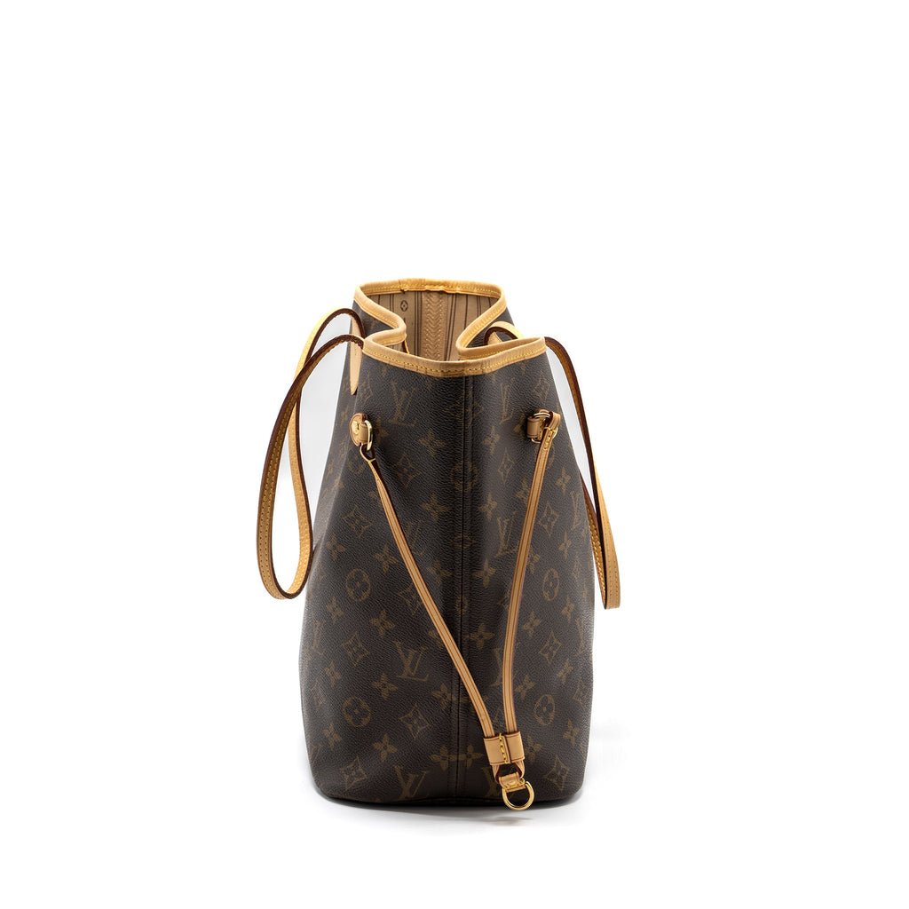 LOUIS VUTTION NEVERFULL MM MONOGRAM CANVAS GHW