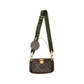 LOUIS VUITTON MULTI POCHETTE MONOGRAM CANVAS KHAKI STRAP GHW