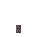 GOYARD SAINT PIERRE CARD WALLET CANVAS/ CALFSKIN BURGUNDY